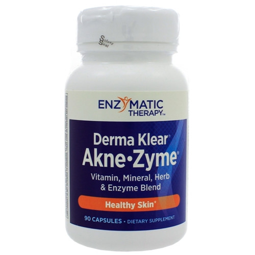 Enzymatic Therapy Derma Klear Akne-Zyme 90 Capsules