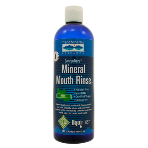 Trace Minerals Research ConcenTrace Mineral Mouth Rinse 16 Ounces