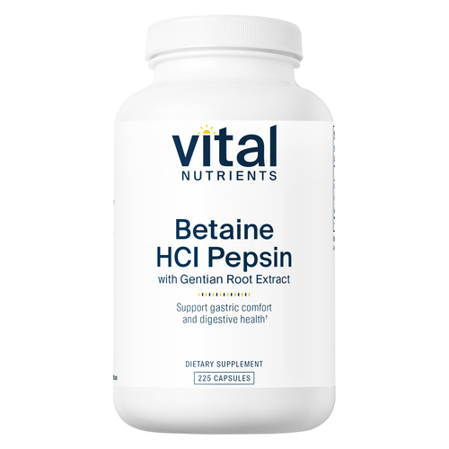 Betaine HCL w/Pepsin & Gentian Root