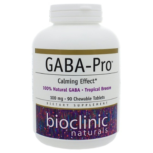 Bioclinic Naturals GABA-Pro Calming Effect Chewable 90 Chewables