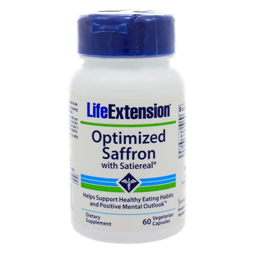 Life Extension Optimized Saffron w/Satiereal 60 Capsules