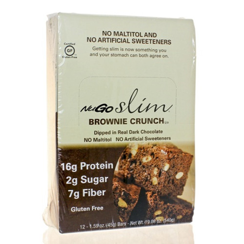 NuGo Nutrition NuGo Slim - Brownie Crunch 12 Bars
