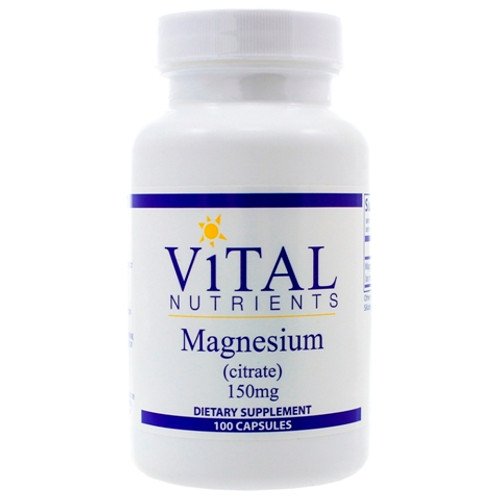 Vital Nutrients Magnesium Citrate 150mg 100 Capsules