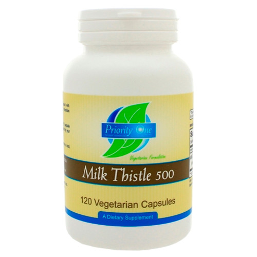 Priority One Milk Thistle 500mg 120 Capsules