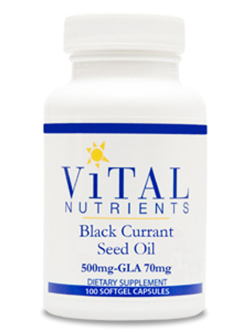 Black Currant Seed Oil 100 caps Vital Nutrients