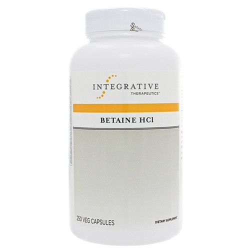 Integrative Therapeutics Betaine HCL w/pepsin 250 Capsules