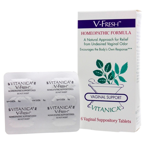 Vitanica V-Fresh Suppository 6 Suppositories