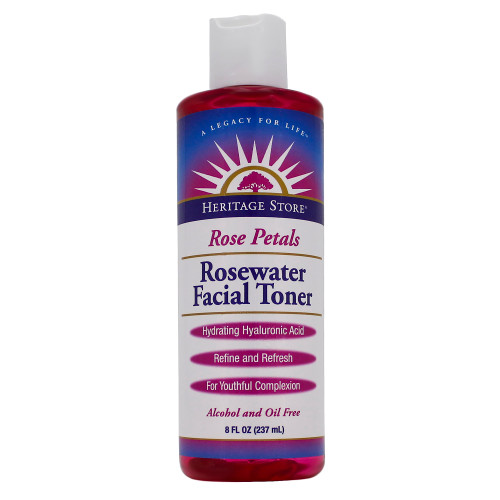 Heritage Rose Petals Rosewater Face Toner 8 Ounces