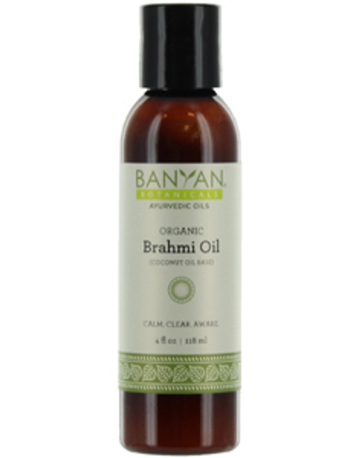 Brahmi Oil Coconut, Organic 4 oz Banyan Botanicals