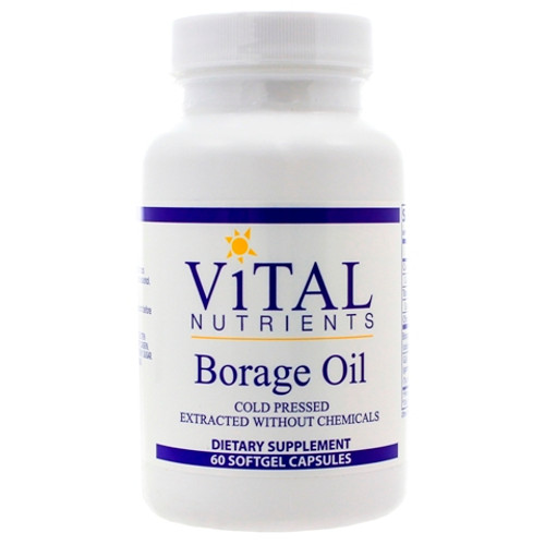 Vital Nutrients Borage Oil 1000mg 60 Softgels