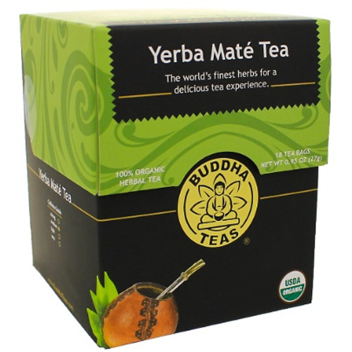 Buddha Teas Yerba Mate Tea 18 Tea Bags