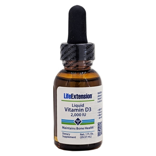 Life Extension Liquid Vitamin D3 2000IU 1 Ounce