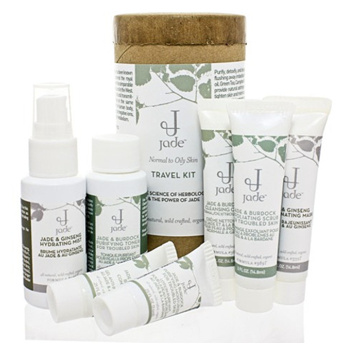 Jadience Herbal Formulas Jade Facial Travel Kit - Normal to Oily Skin Travel Kit