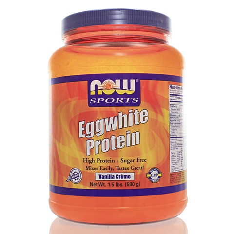 NOW Sports Eggwhite Protein Vanilla Creme