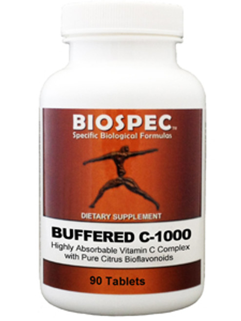 Buffered C 1000 90 tabs Biospec Nutritionals