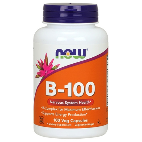 NOW Foods Vitamin B-100 100 Capsules