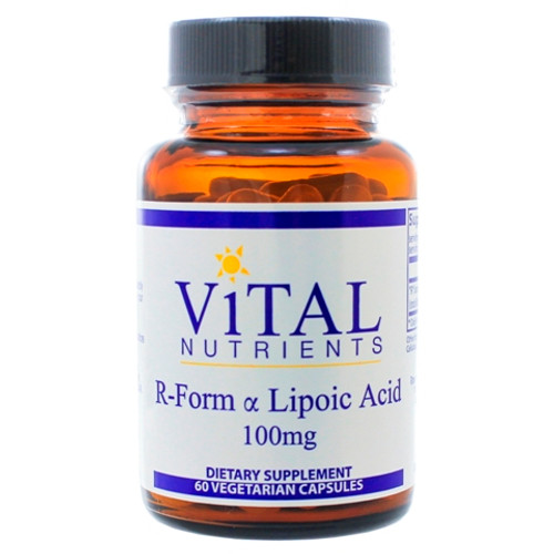 Vital Nutrients R-Form Alpha Lipoic Acid 60 Capsules