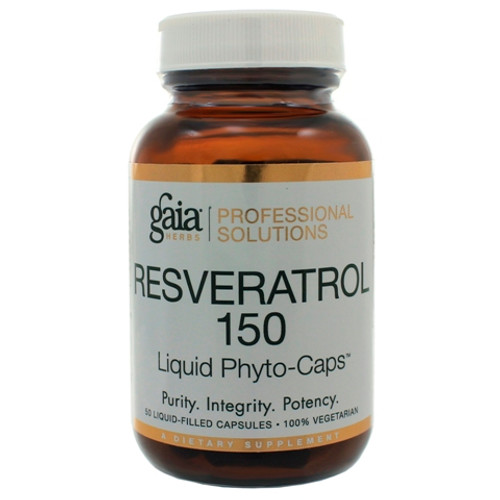 Gaia Herbs/Professional Solutions Resveratrol 150 Capsules 50 Capsules