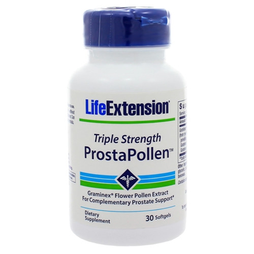 Life Extension Triple Strength ProstaPollen 30 Softgels