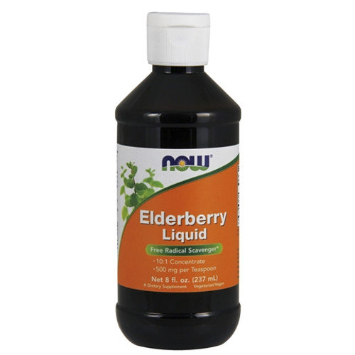 NOW Foods Elderberry Liquid 8 Ounces