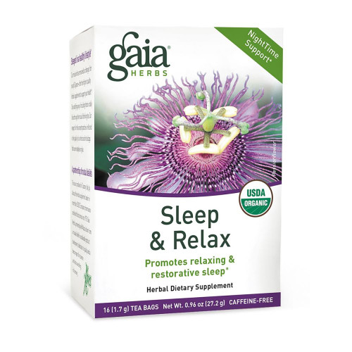Gaia Herbs/Professional Solutions Sleep and Relax Herbal Tea 16 Tea Bags
