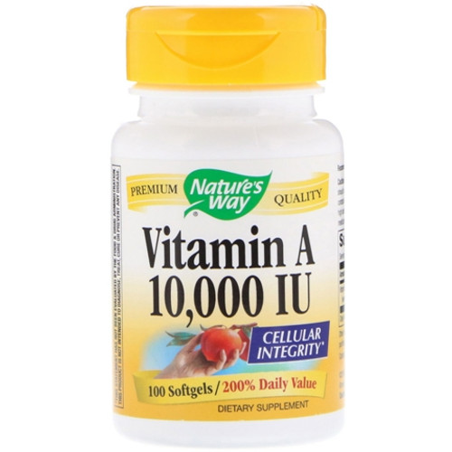 Nature's Way Vitamin A 10,000IU 100 Softgels