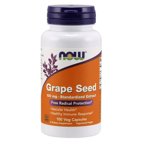 NOW Foods Grape Seed Extract 100mg 100 Capsules