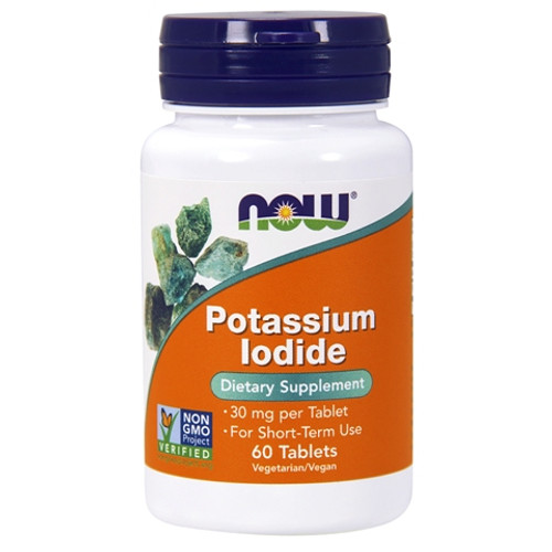 NOW Foods Potassium Iodide 30mg 60 Tablets