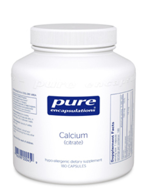 Calcium Citrate 150 mg 180 vcaps Pure Encapsulations