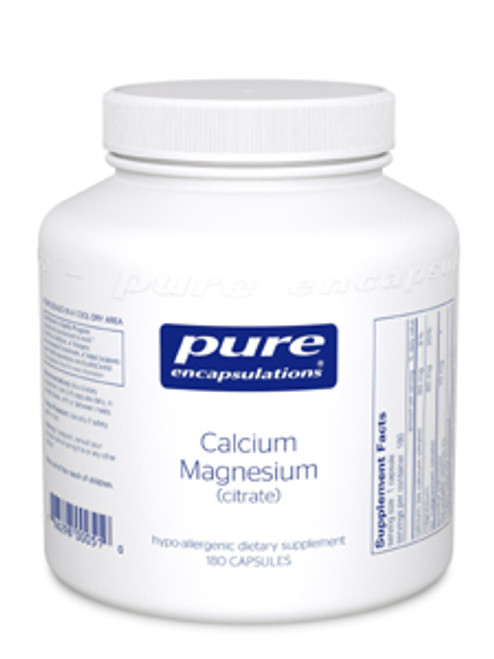 Calcium Mag (citrate) 80 mg 180 vcaps Pure Encapsulations