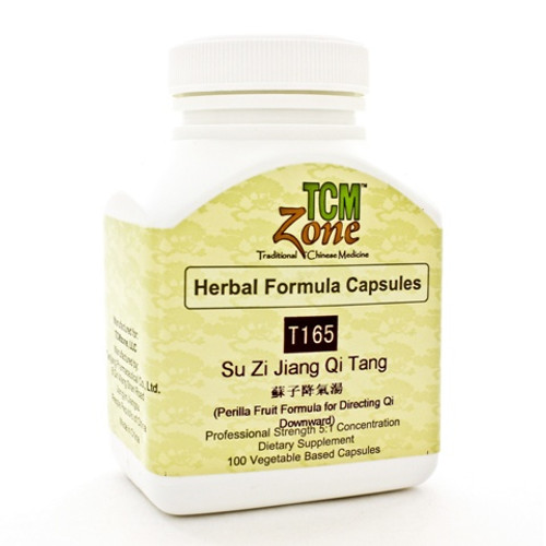 TCM Zone Perilla Fruit Formula for Directing Qi Downward (T165) 100 Capsules