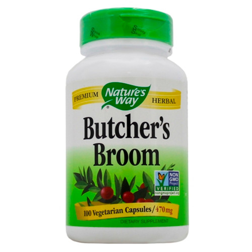 Nature's Way Butcher's Broom Root 100 Capsules