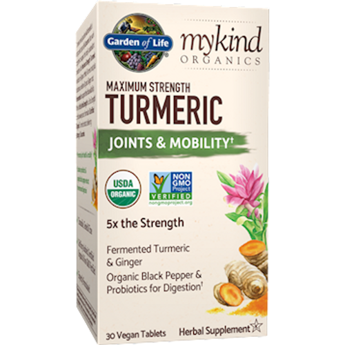 Garden of Life Maximum Strength Turmeric Organic 30 vtabs