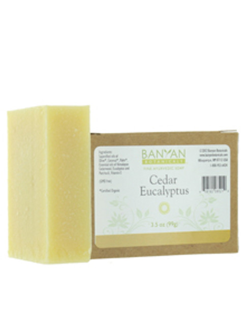 Cedar Eucalyptus Soap 3.5 oz Banyan Botanicals