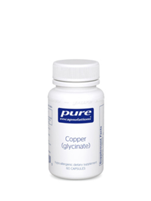 Copper (glycinate) 2 mg 60 vcaps Pure Encapsulations