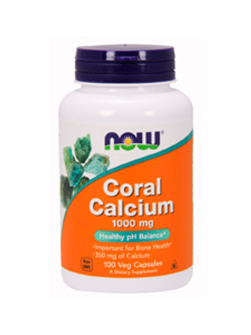 Coral Calcium 1000 mg 100 vcaps NOW