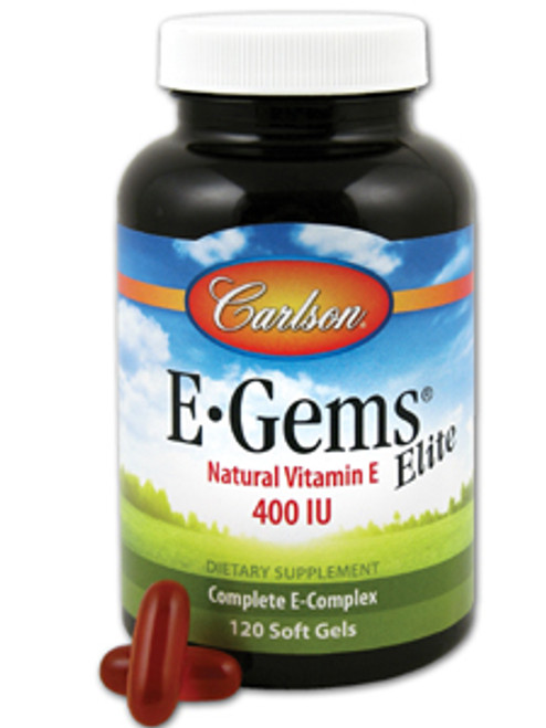 EGems® Elite 400 IU 120 gels Carlson Labs