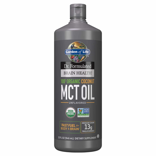 Garden of Life Dr. Formulated Brain Health Organic Coconut MCT Oil