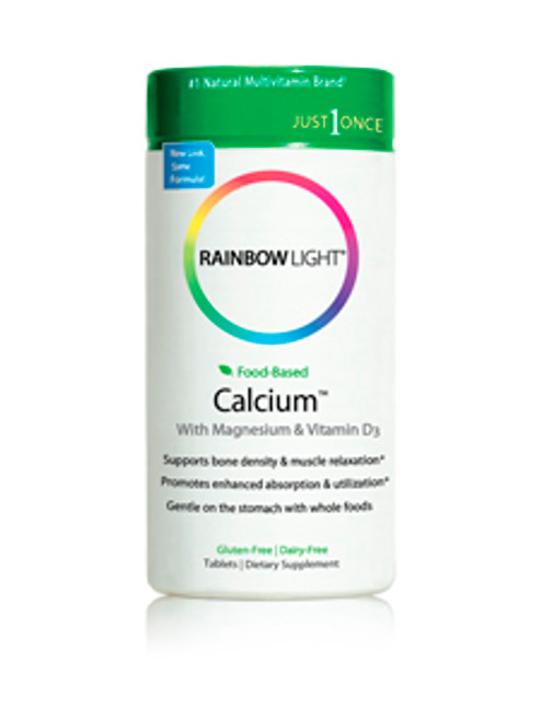 Food-Based Calcium 90 tabs Rainbow Light Nutrition