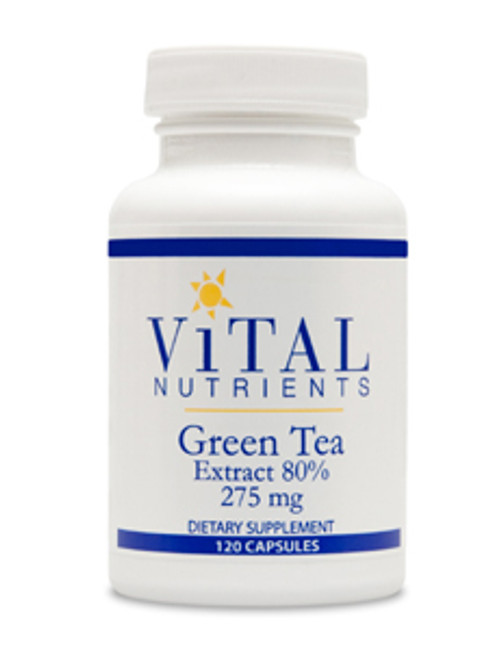 Green Tea Extract 80% 275 mg 120 vegcaps Vital Nutrients