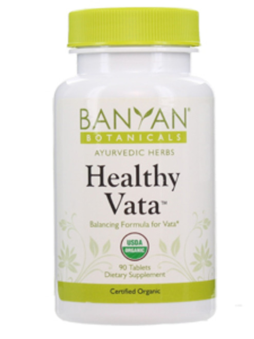 Healthy Vata (Organic) 90 tabs Banyan Botanicals