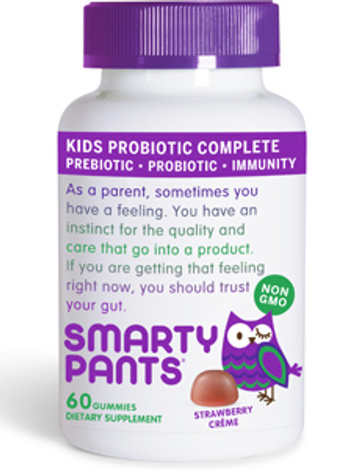 Kids Probiotic Strawberry 60 gummies SmartyPants Vitamins