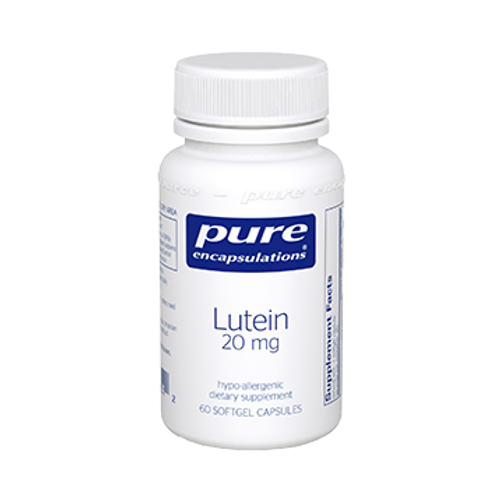 Pure Encapsulations Lutein 20 mg 60 gels