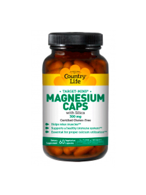 Magnesium Caps 300 mg 60 vegcaps Country Life