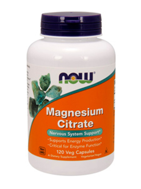 Magnesium Citrate 120 vcaps NOW