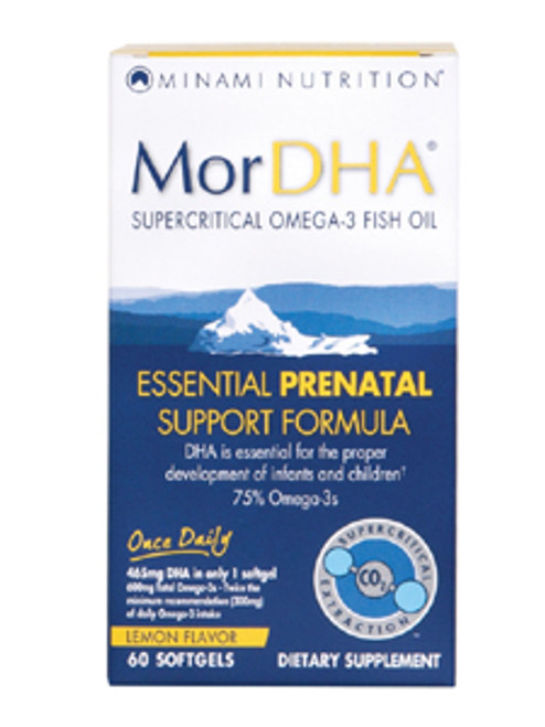 MorDHA® Prenatal  Lemon Flavor 60 gels Garden of Life