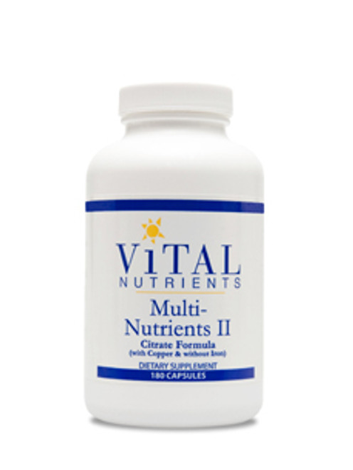 Multi-Nutrients II Citrate Form 180 caps Vital Nutrients