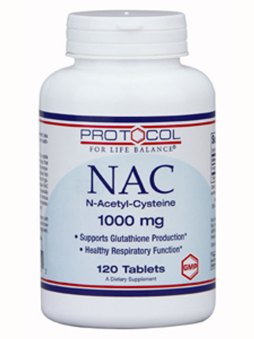 NAC 1,000 mg 120 tabs Protocol For Life Balance