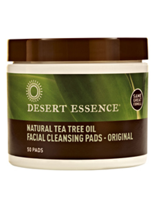 Natural Cleansing w/Tea Tree Oil 50 pads Desert Essence
