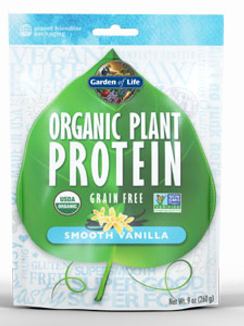Organic Plant Protein  Vanilla 10 oz Garden of Life